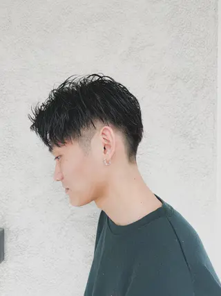 ショート メンズ 椎葉 祐也のヘアスタイル
