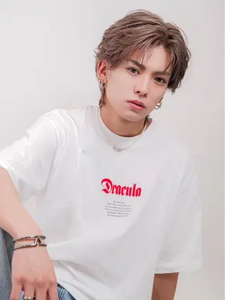 ミディアム カラー メンズ ♥️モテ髪美容師♠️ REIのヘアスタイル