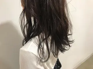 セミロング 暖色カラー🍊 ボブ🌿顔周りcutのヘアスタイル