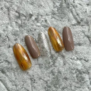 ネイル ⭐︎休業中の練習⭐︎ JNA認定講師髙橋のネイルデザイン