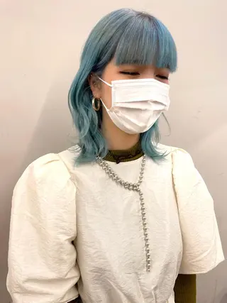 ミディアム 関 京磨のヘアスタイル