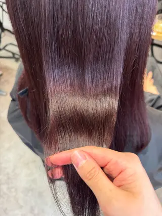 ロング カラー 縮毛矯正/艶髪カラー /パーマ/ひふみ🌱のヘアスタイル