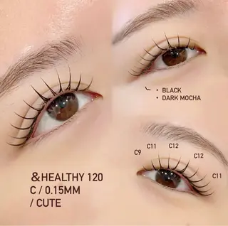 マツエク・マツパ epill Lenna .🦋のマツエク・マツパデザイン