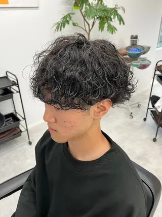 パーマ メンズ メンズパーマ/新潟/ 万代/高橋悠叶のヘアスタイル