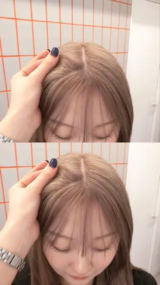 ミディアム PELE所属・盛れる💖ミルクティ ー💍🎀yuiのヘアスタイル