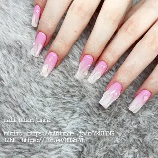 ロング NAILSALON 🍔Timna🍟のネイルデザイン