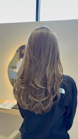 ロング カラー レイヤー/透明感/髪 質改善/メンズ/佐藤のヘアスタイル