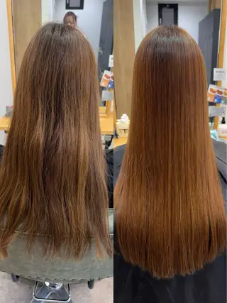 ロング パーマ 縮毛矯正/艶髪カラー /パーマ/ひふみ🌱のヘアスタイル