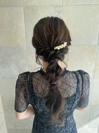 ヘアアレンジ 艶髪/透明感/ 三宅晴香のヘアスタイル