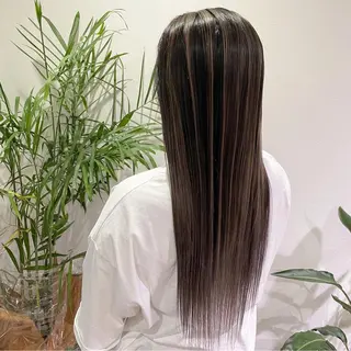 ロング 粕川 達哉のヘアスタイル