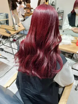 ロング カラー eto所属・akira𝜗𝜚 ꙳.*‬透明感カラーのヘアスタイル