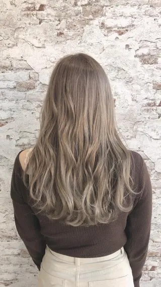 ロング カラー 外国人風ヘア 🍔Mamiのヘアスタイル