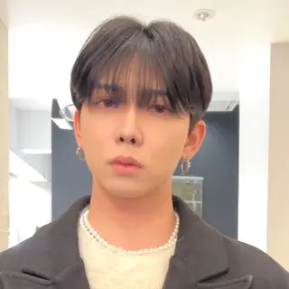 ショート パーマ メンズ 岡田大志🇰🇷 中/韓メンズヘアのヘアスタイル