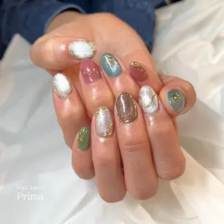 ミディアム ネイル SalonPrima Nail & Eyeのマツエク・マツパデザイン