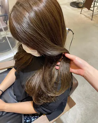 ミディアム カラー ヘアアレンジ ❥【韓国風ヘア】 stylist 林❥のエステ・リラクイメージ