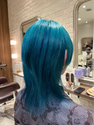 セミロング カラー メンズ 安井 亮介のヘアスタイル