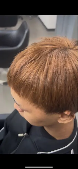 メンズ 渋谷／ブリーチ／ カラーモデル／はるとのヘアスタイル