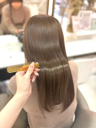 カラー ALoha 自由が丘所属・透明感カラー🩵/ みき🌺のヘアスタイル