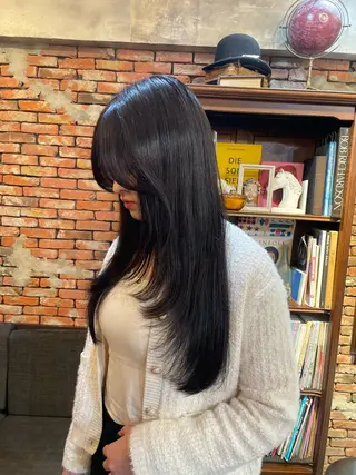 ロング 片野 心愛のヘアスタイル