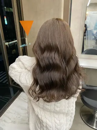 セミロング カラー レイヤー/韓国❣️ 髪質改善/亘紘輝のヘアスタイル