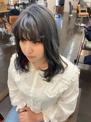 ショート カラー パーマ ヘアアレンジ メンズ キッズ ネイル マツエク・マツパ times salon名駅所属・久木原 ゆりのヘアスタイル