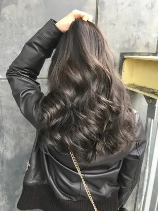 ロング カラー レイヤーカット BLend 渋谷のヘアスタイル
