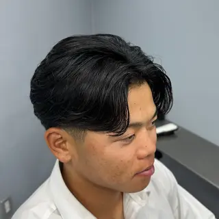 ショート パーマ メンズ I-CON  #blue MEN'S所属・池袋/カラー/パーマ NATSUのヘアスタイル