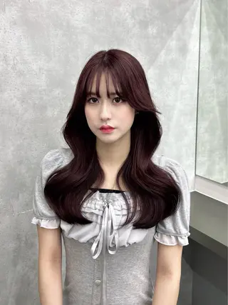 ロング カラー MAEUL NAGOYA所属・⛓ワンホンレイヤー 🥀🖤/あいりのヘアスタイル