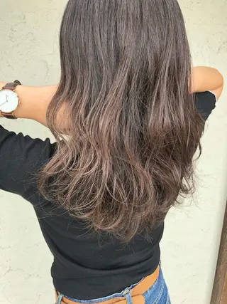 ミディアム カラー 艶髪育成サロン 京橋　shinのヘアスタイル