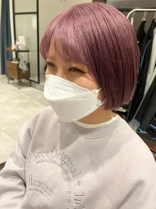 ショート カラー 似合わせ/レイヤー/ ボブ/西島 絢香のヘアスタイル