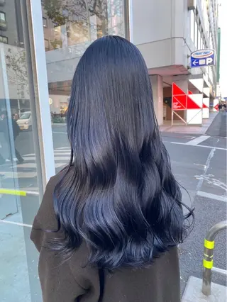 ロング カラー ダブルカラー特化✨ /透明感カラーゆりあのヘアスタイル