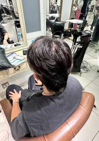 メンズ SALOWIN渋谷caldo店B1所属・岐津公太 メンズ縮毛矯正のプロのヘアスタイル