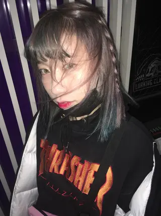 カラー ピンクベージュ/新潟 万代/高橋桃葉🍑のヘアスタイル