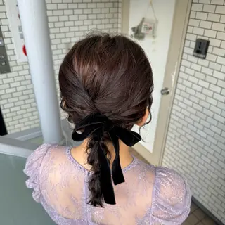 ミディアム ヘアアレンジ 褒められヘアメイク /‎ボブ女子🐶みおのその他イメージ