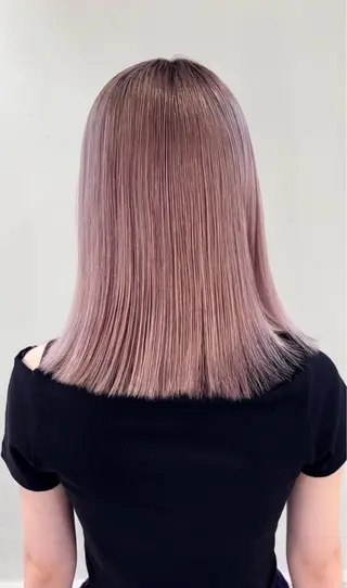 ミディアム カラー 🫧🎀SARA/ ブリーチ/金山💓のヘアスタイル