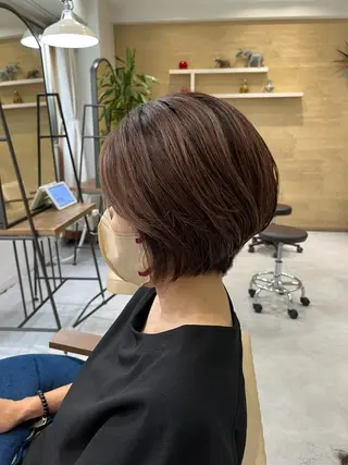ショート メンズバレイヤージュ 斉藤春のヘアスタイル