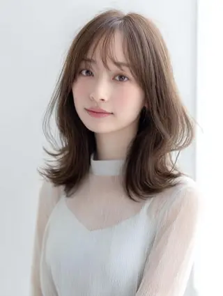 ミディアム 生艶髪&レイヤー🔔 渋谷お薦めNo.1✨のヘアスタイル