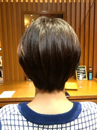 ショート 高山🐬髪質改善 池袋で縮毛矯正のヘアスタイル