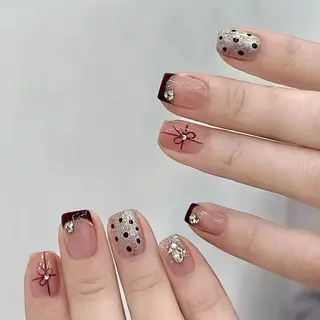 ネイル MoMoA Nail ネイル長さ出し専門店のネイルデザイン