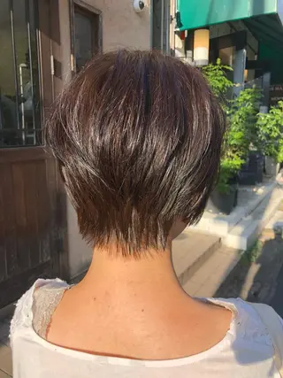 ショート 國次 夕貴のヘアスタイル