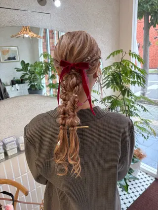 ロング リン🔔ボブ cut ベージュカラー🤎のヘアスタイル