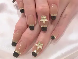 ネイル ネイルサロンAiri 長さ出し·シンプルのネイルデザイン