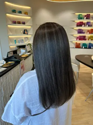 ロング カラー ナチュラル艶カラー 🤎maoのヘアスタイル