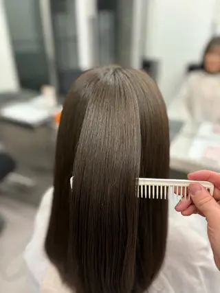 セミロング 🫧赤み消し/トーン アップカラー/りゅうのヘアスタイル