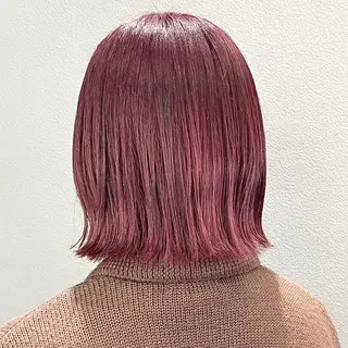 ミディアム カラー 透明感カラー/パーマ 🌀アオノのヘアスタイル