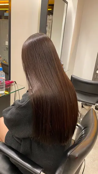 ロング カラー fifth 阿部楓のヘアスタイル