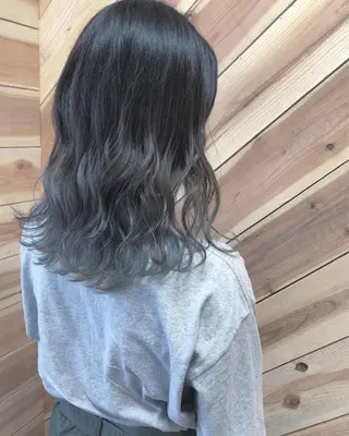 ミディアム カラー hair salon Ranun髪質改善のヘアスタイル
