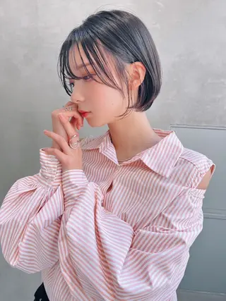 ショート カラー ヘアアレンジ モテ髪クリエイター 【成田修平】のヘアスタイル