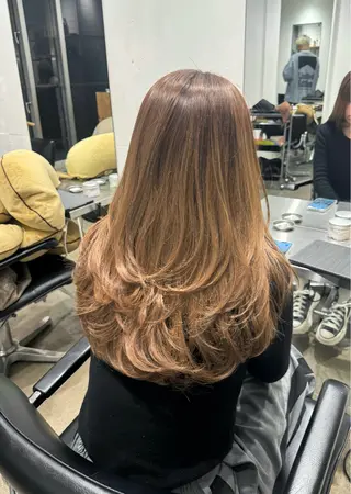 ロング JUNYA 海外ガールヘアのヘアスタイル