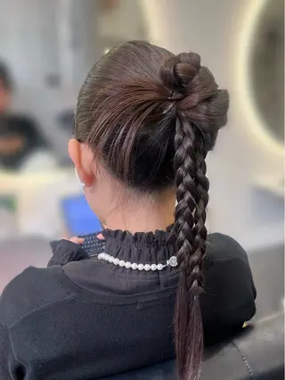 セミロング 髪質改善 Aimer 北千住店所属・akari/柔らか カラー/ヘアセット✦のヘアスタイル